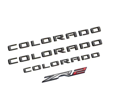 Chevrolet Colorado 2023-2025 emblemas en negro GM OEM NUEVO 85019722 Foto 1 de 4