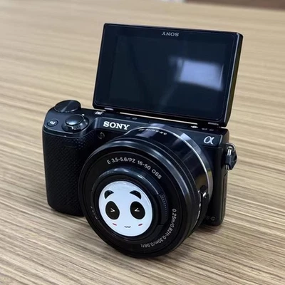 Sony NEX-5R Black 16.1 MP Mirrorless Digital Camera w/ 16-50mm oss Lens - Image 1 of 4