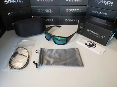 Dragon Equinox X LL Matte Black/Deep Green Ion Polarized Sunglasses NIB 2020 - Image 1 of 4