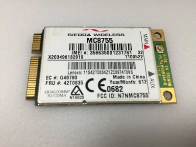 Sierra MC8755 Wireless wifi card 42T0835 Genuine Item Fully Working  - image 1 of 4
