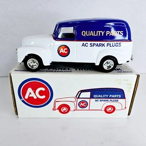 1950 Panel Delivery Truck Bank AC Spark Plugs Die Cast Metal Ertl 1992 USA Made - Picture 1 of 17