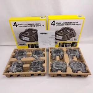 Manor House Solar LED Marker Lights For Decks Steps And Paths Set Of 8 - Picture 1 of 21