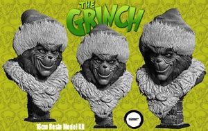 Jim Carrey Grinch 3D Printed Resin Model Kit – 1/8 Scale (16cm) - Picture 1 of 6