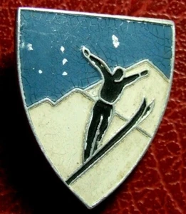 F. F. S. OFFIZIELLES SKI Abzeichen von AUGIS Aluminium - Bild 1 von 3