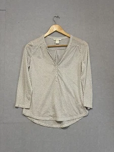 H&M Womens White Blouse Top Basic Soft Light Size XS - Picture 1 of 5