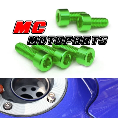 Fuel Gas Cap Bolt For Kawasaki ZX-10R ZX-6RR 636 ZX-9R ZX-6R ZZR1400 ZX14 - Изображение 1 из 4
