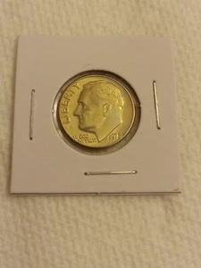 1975 No Mint Mark Roosevelt Dime Uncirculated With W On The Rim - Picture 1 of 2