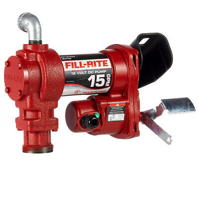 Fill-Rite Fr1204h Fuel Transfer Pump, 12Vdc, 15 Gpm, 1/4 Hp, Cast Iron, 1  Npt • 321.99$