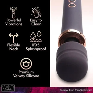 Scepter 50X Silicone Multi Speed Massage Wand Vibrating Massager Rechargeable Fu - Picture 1 of 15