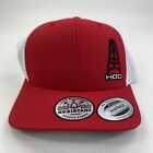 Chapeau de camionneur Hooey Hog Snapback maille dos réglable casquette rouge neuf avec étiquettes