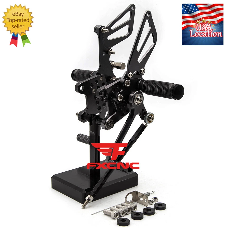 Para Suzuki GSXR600 GSXR750 1996-2005 1999 2003 2001 CNC estriberas pedales Foto 1 de 4