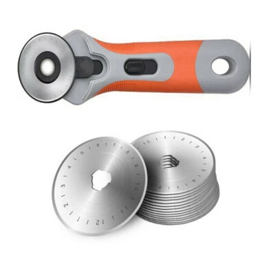 45mm Stoffschneider Rollschneider Rundmesser Rotary Cutter mit Runden Klingen TD - Bild 1 von 4