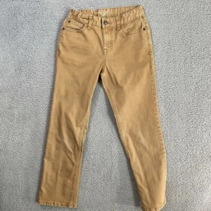 Jack & Cat Straight Girls Jeans Size 12 Adjustable Waist Lt Brown / Tan - Picture 1 of 10