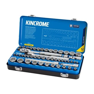 KINCROME 52 PC 1/4" Drive METRIC & IMPERIAL Tool & Accessories Socket Set K28016 - image 1 of 4