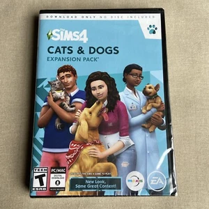 Sims 4: Cats & Dogs (Windows/Mac PC 2019 NEW Digital Download) Expansion Pack 4 - Picture 1 of 7