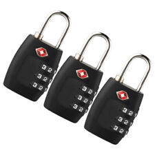  3pcs Luggage Locks 3 Digit Padlock Code Lock Suitcase Padlocks Travel