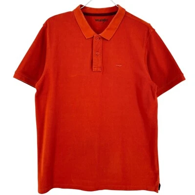 Polo Wrangler Cuello Rojo Para Hombre T-Shirt Tamaño L - Imagen 1 de 4