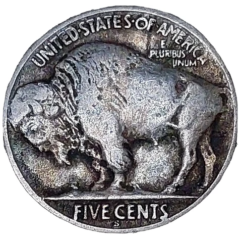 1920-S Buffalo Nickel 5 Cents~Scarcer Date/Rare Grade!~VF++ Cover