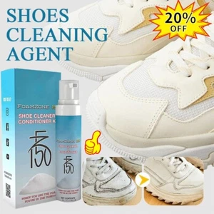 100ml Shoe Cleaner Sneaker Tennis Leather White Shoes Cleaning Foam - Bild 1 von 11