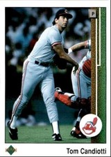 1989 Upper Deck Tom Candiotti ` Cleveland Indians #470
