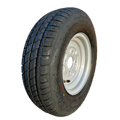 145/80R10 Komplettrad Security  Felge 3.50Bx10H2 - 60/100/4 DOT:2024 - 145R10 - Bild 1 von 4