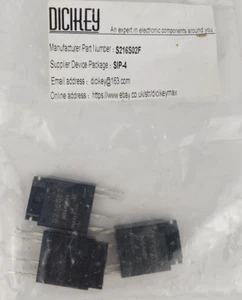 Sharp S216S02F SIP-4 S216S02 3Pcs Solid State Relay For Medium Power - Picture 1 of 1