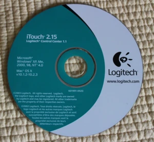 Logitech Itouch 2.15 : Control Center 1.1 Window XP, Me, 2000, 98, NT 4.0 - Picture 1 of 1