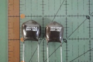 .22uF 200v Cornell Dubilier Capacitor DMF2P22 0.22uF Vintage Audio Brownie 10pcs - Bild 1 von 6
