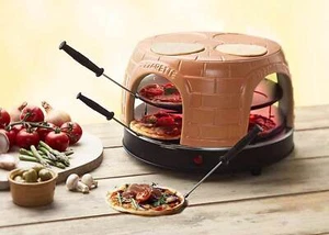 Pizza-Ofen Pizzarette für 8 Personen inkl Zubehör Mini-Pizza-Dom Pizza-Maker - Bild 1 von 6