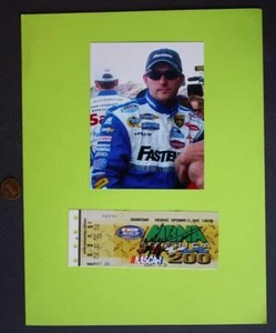 Boleto y foto MBNA 2002 firmado/autografiado piloto de NASCAR Scott Wimmer ESCASO- - Imagen 1 de 1