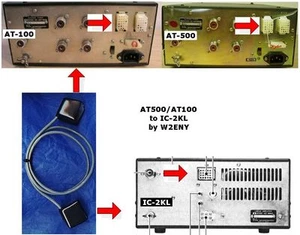 W2ENY OPC-118 interconnects Icom IC-2KL to AT-500 AT-100 - Picture 1 of 5
