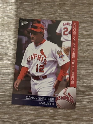 2005 Memphis Redbirds MultiAd Sports Danny Sheaffer Card #2 - Image 1 of 2