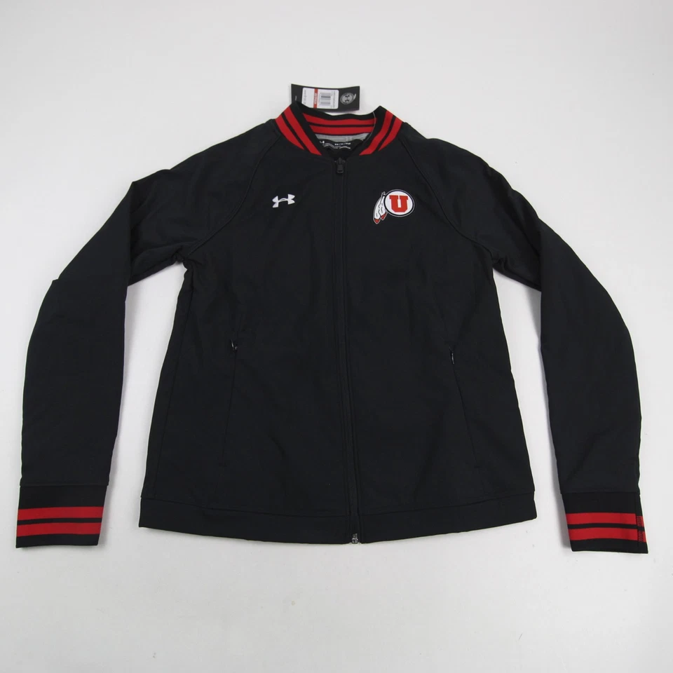Utah Utes Under Armour ColdGear Jacket Women's Black/Red New - Image 1 of 1