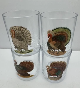 4 copas de cóctel surtidas de pavo de otoño - John Derian para Target ACCIÓN DE GRACIAS - Imagen 1 de 5