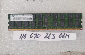 Windtec WD2RE04GX436-667G-PFI-CTX 4GB ECC 667MHz Server Memory RAM X7DCU-CS045 - Picture 1 of 1