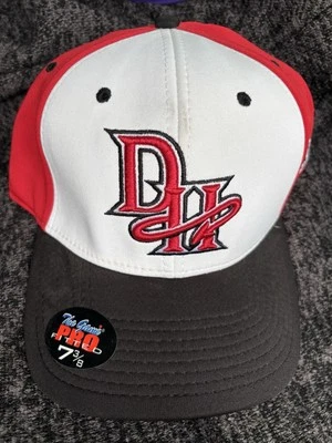 NEW-DH Devils Baseball Cap-7 3/8 Fitted The Game--Red/White/Black-College - Image 1 of 4