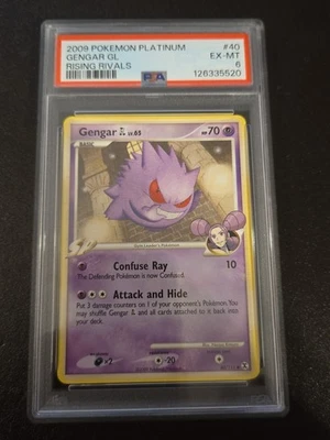 2009 Gengar GL Rising Rivals PSA EX-MT 6 - Image 1 of 2