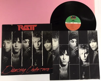 RATT Dancing Undercover (1986) LP + Picture Inner Sleeve MINT MINUS VINYL b177 - Image 1 of 4