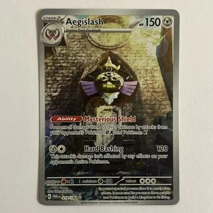 Aegislash 210/182 Pokémon TCG Sv04: Paradox Rift Illustration Rare NM Single! - Picture 1 of 2