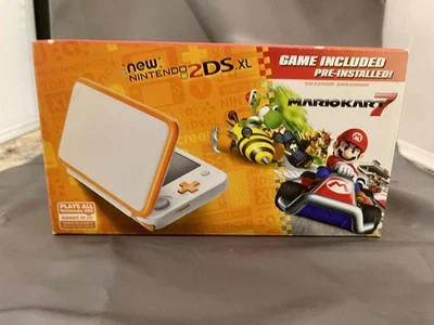 NEW Nintendo New 2DS XL Console - Mario Kart 7 Edition (Orange) - Image 1 of 3