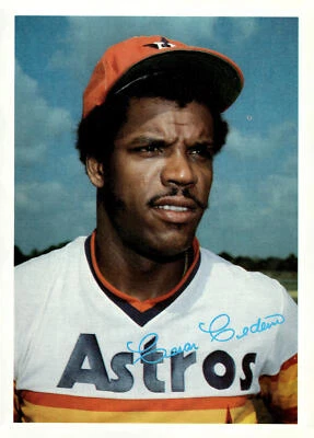 1980 Topps Superstar Photos (Gray Backs) #56 Cesar Cedeno - Image 1 of 2