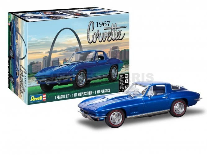 Automodello in kit da costruire Revell 14517 1967 Corvette Coupe 1 25