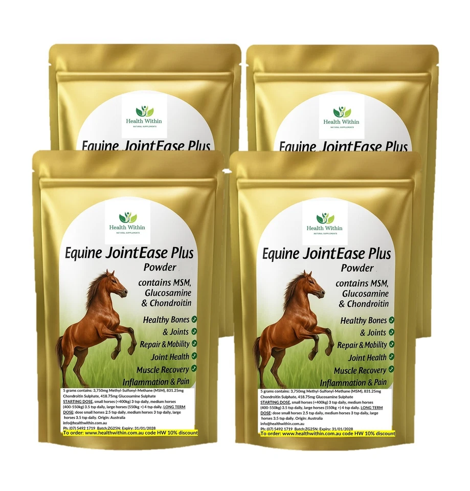 Premium Horse Equine MSM Chondroitin Glucosamine Powder 8kg No fillers/additives - image 1 of 4
