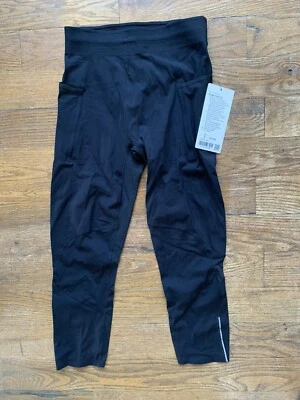 Medias de running Lululemon Surge 22" - pequeñas para hombre ~ $118,00 negras Foto 1 de 4