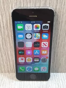 A1457 Apple iPhone 5s 16GB Grey (Black face) Vodafone Locked Grade C EE3101 - Afbeelding 1 van 5