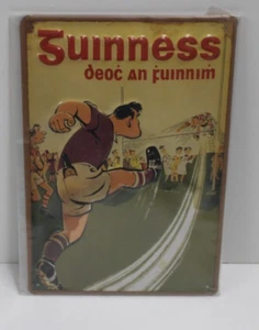 GUINNESS deoc an fuinnim Embossed Metal Sign 8" X 12" UK Imported 3D - Picture 1 of 2