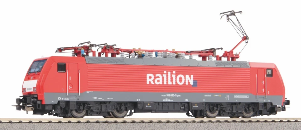 PIKO 57966 189 080-5 Railion Livery Red, Headband White Large Dutch - Image 1 of 1