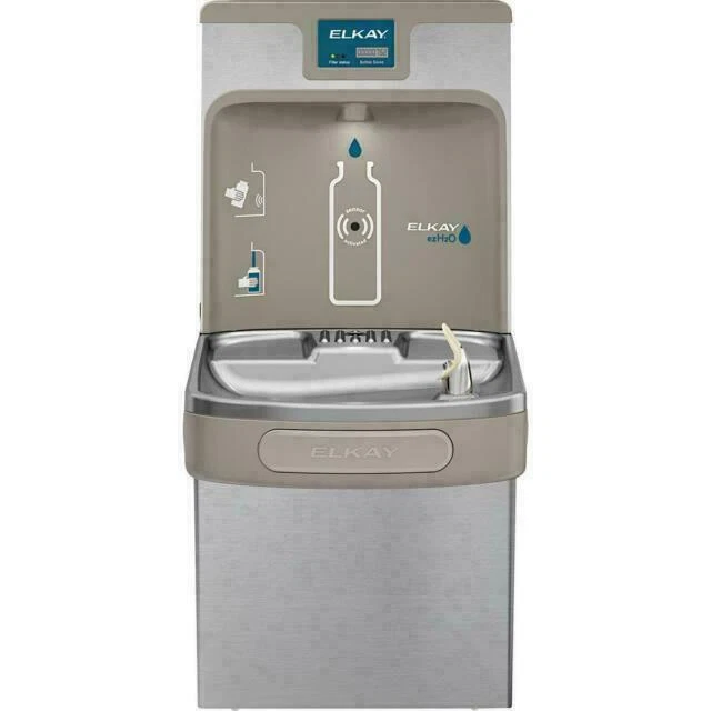 Elkay LZS8WSSP Enhanced EZH2O Bottle Filling Station & Single ADA Cooler Filt...
