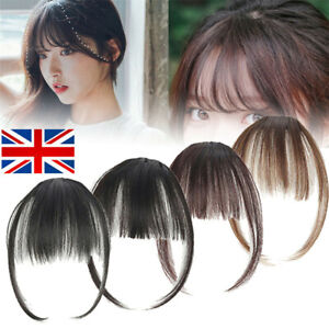Thin Air Fringe Bang Hairs Clip On In Front Hairpiece Women Fake Extensions Hair