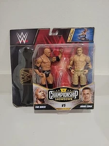 WWE Championship Showdown Series 9 The Rock vs John Cena Action Figures - Picture 1 of 13